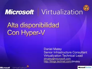 alta disponibilidad con hyper v