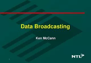 Data Broadcasting