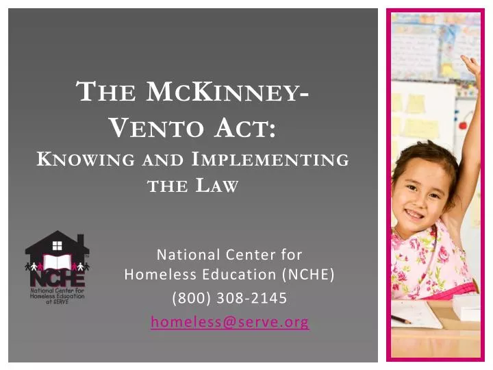 the mckinney vento act knowing and implementing the law
