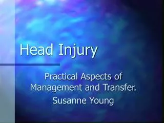 Head Injury