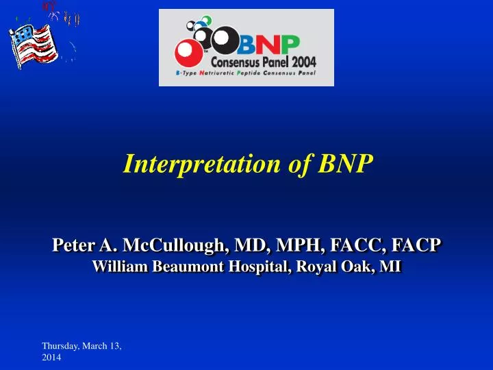 interpretation of bnp