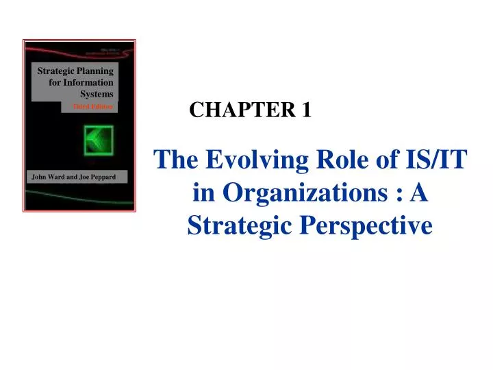 the evolving role of is it in organizations a strategic perspective