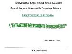 UNIVERSITA’ DEGLI STUDI DELLA CALABRIA - slide 1