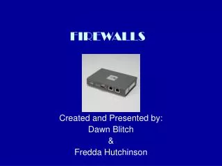 FIREWALLS