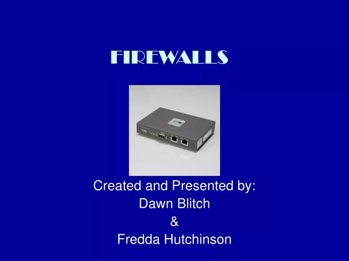 firewalls