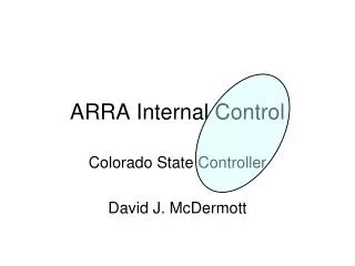 ARRA Internal Control