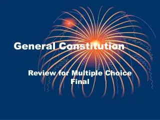 General Constitution