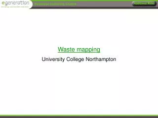 Waste mapping