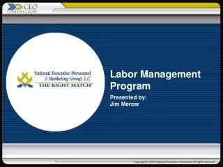 Labor Management Program