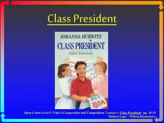 Class President