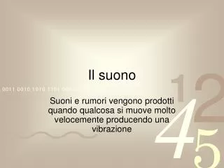 il suono