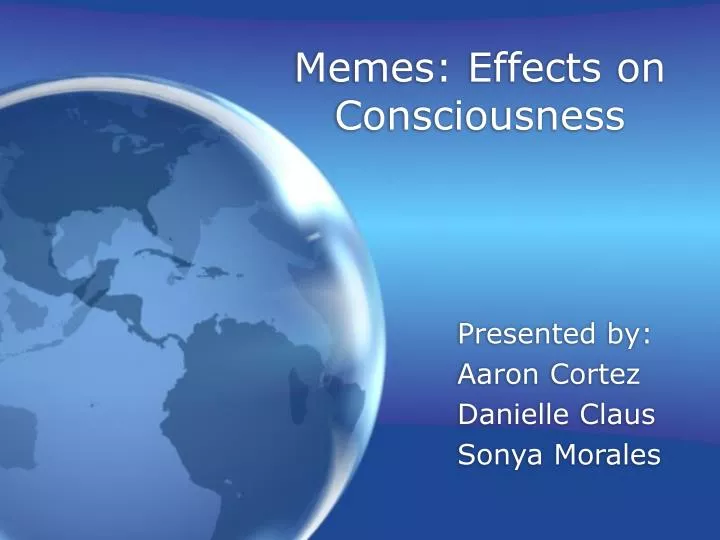 memes effects on consciousness