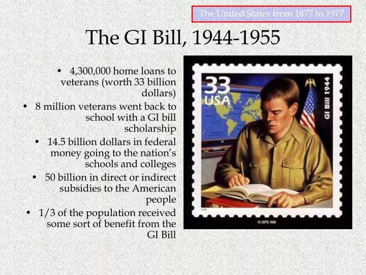 the gi bill 1944 1955