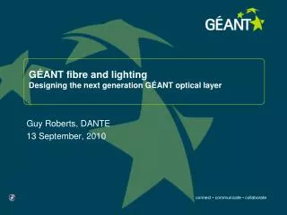 GÉANT fibre and lighting Designing the next generation GÉANT optical layer