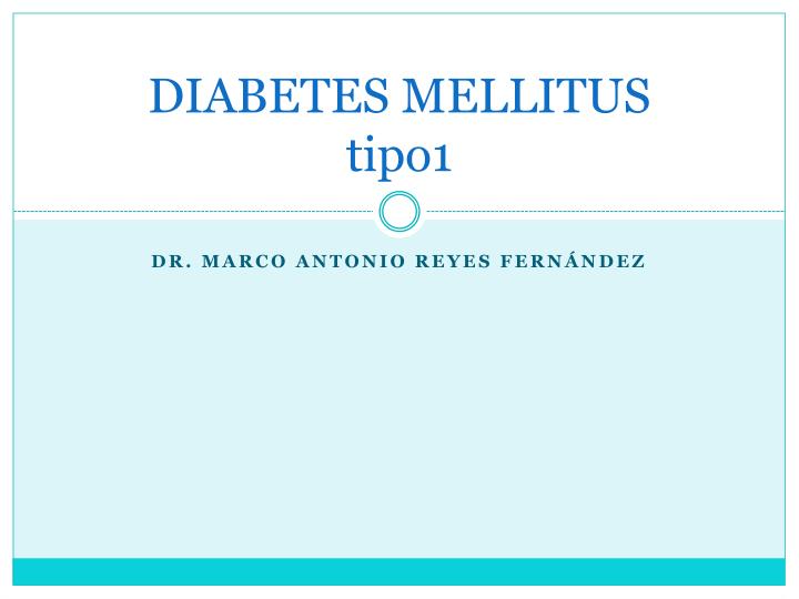 diabetes mellitus tipo1