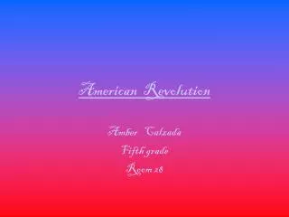 american revolution