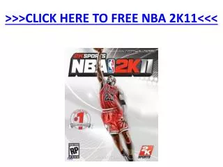 Free NBA 2k11