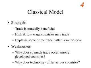 Classical Model