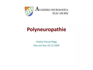 Polyneuropathie