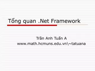 t ng quan net framework