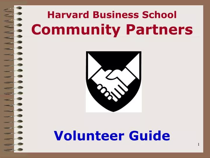 harvard business school community partners