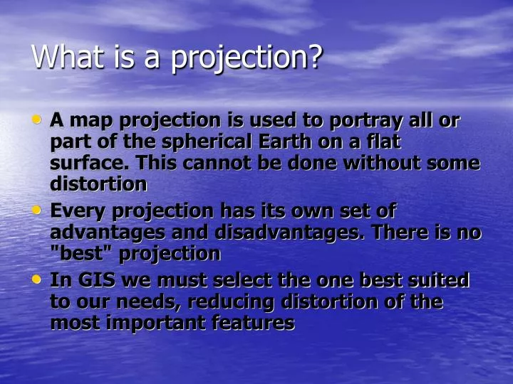 what is a projection