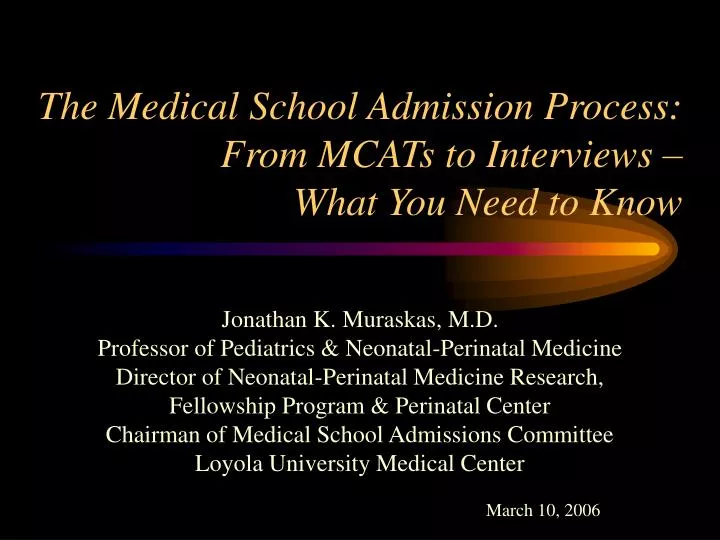 the medical school admission process from mcats to interviews what you need to know