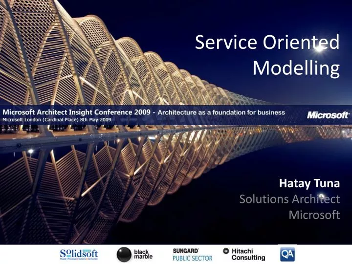 service oriented modelling