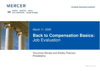 Back to Compensation Basics: Job Evaluation