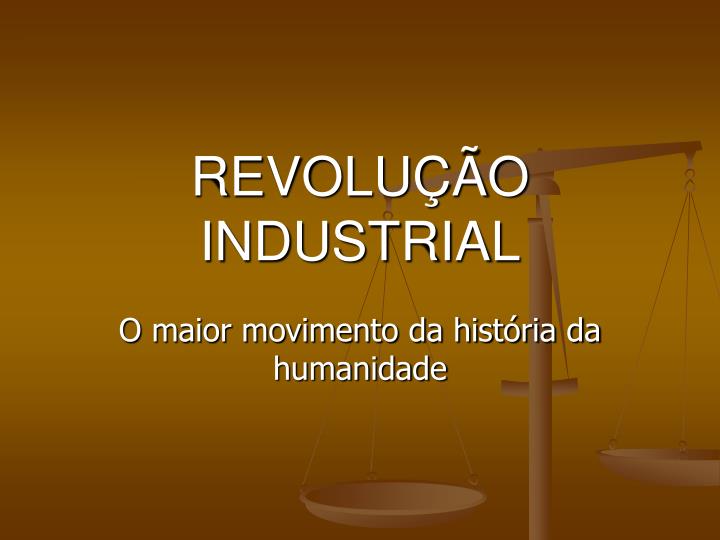 revolu o industrial