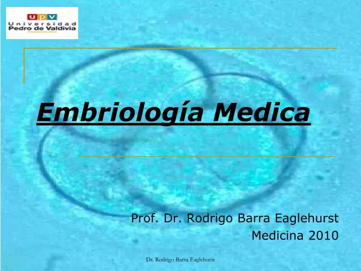 embriolog a medica