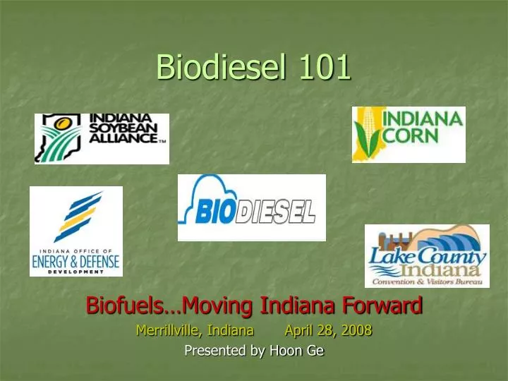 biodiesel 101
