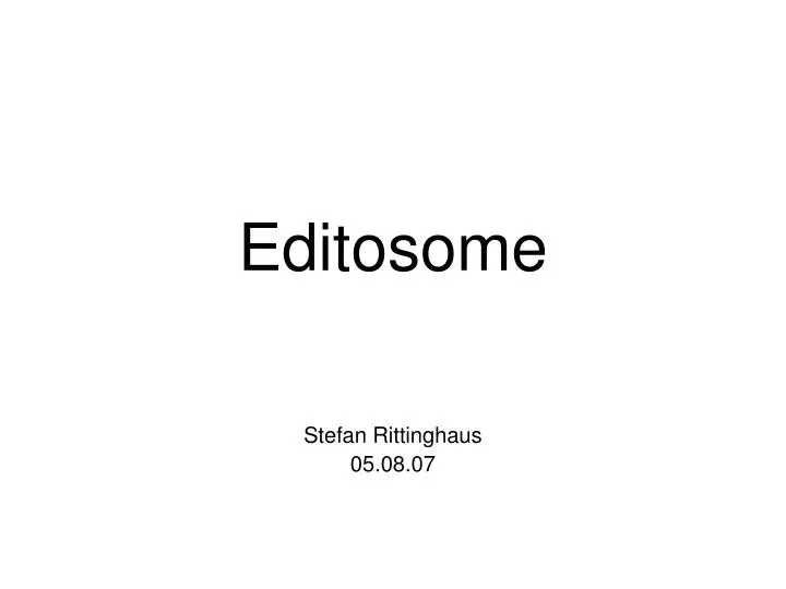 editosome