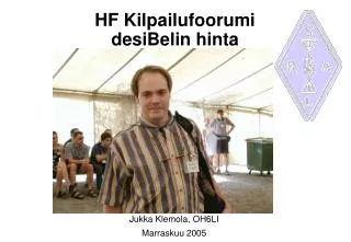 HF Kilpailufoorumi desiBelin hinta