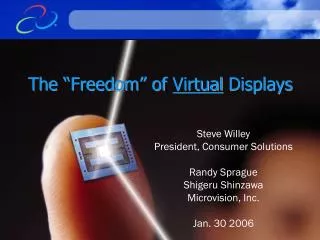The “Freedom” of Virtual Displays
