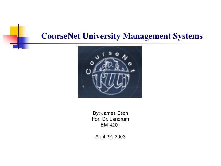 coursenet university management systems