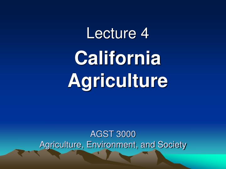 agst 3000 agriculture environment and society