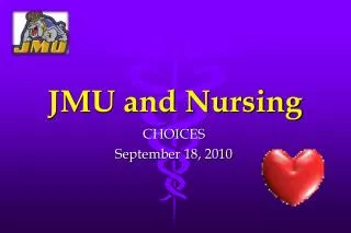 JMU and Nursing