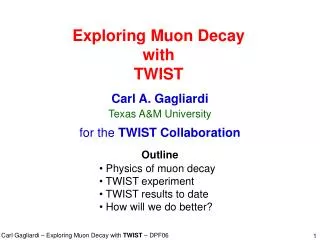Exploring Muon Decay with TWIST