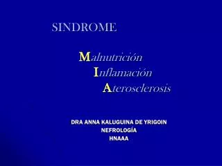 sindrome m alnutrici n i nflamaci n a terosclerosis