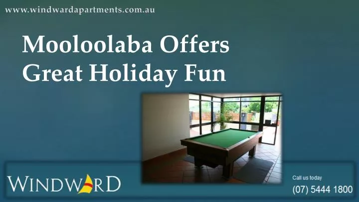 mooloolaba offers great holiday fun