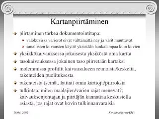 Kartanpiirtäminen