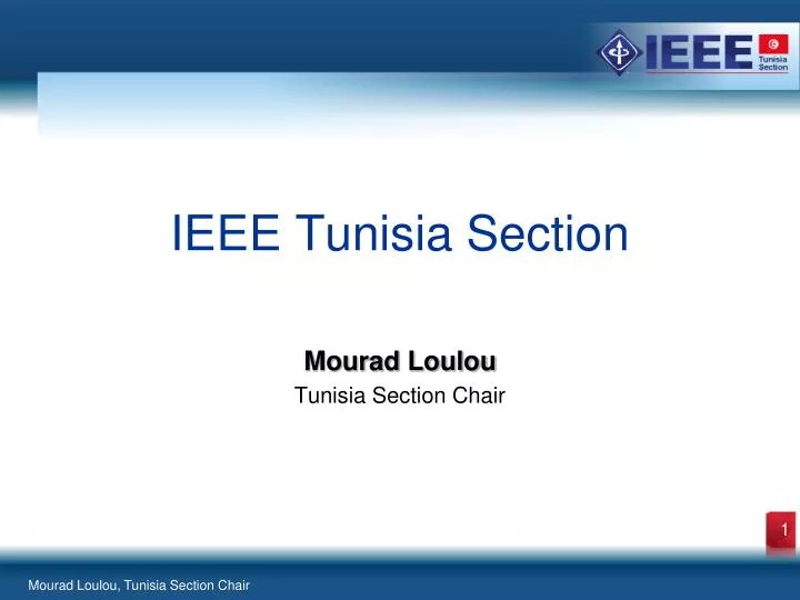 ieee tunisia section