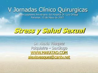 Stress y Salud Sexual