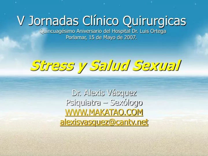 stress y salud sexual