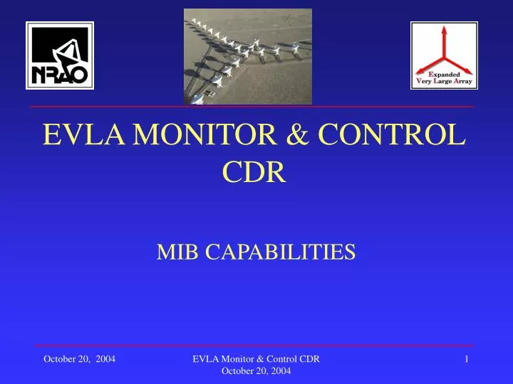 evla monitor control cdr