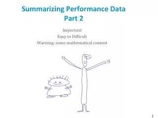 Summarizing Performance Data Part 2