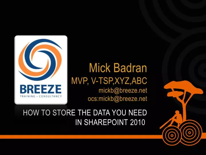 how to store the data you need in sharepoint 2010