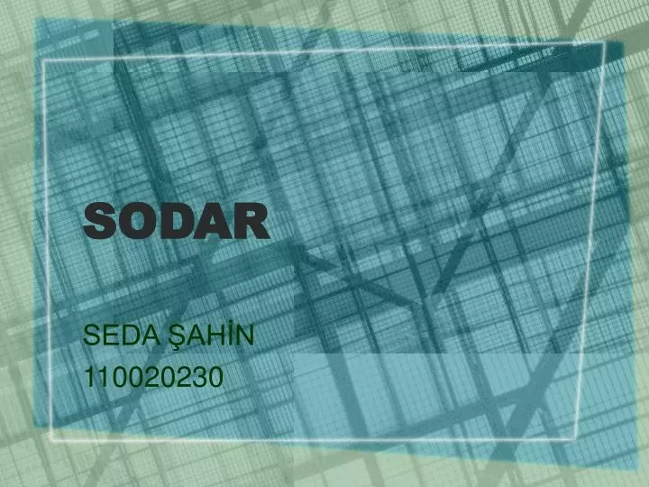 sodar