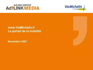 ViaMichelin.fr Le portail de la mobilité